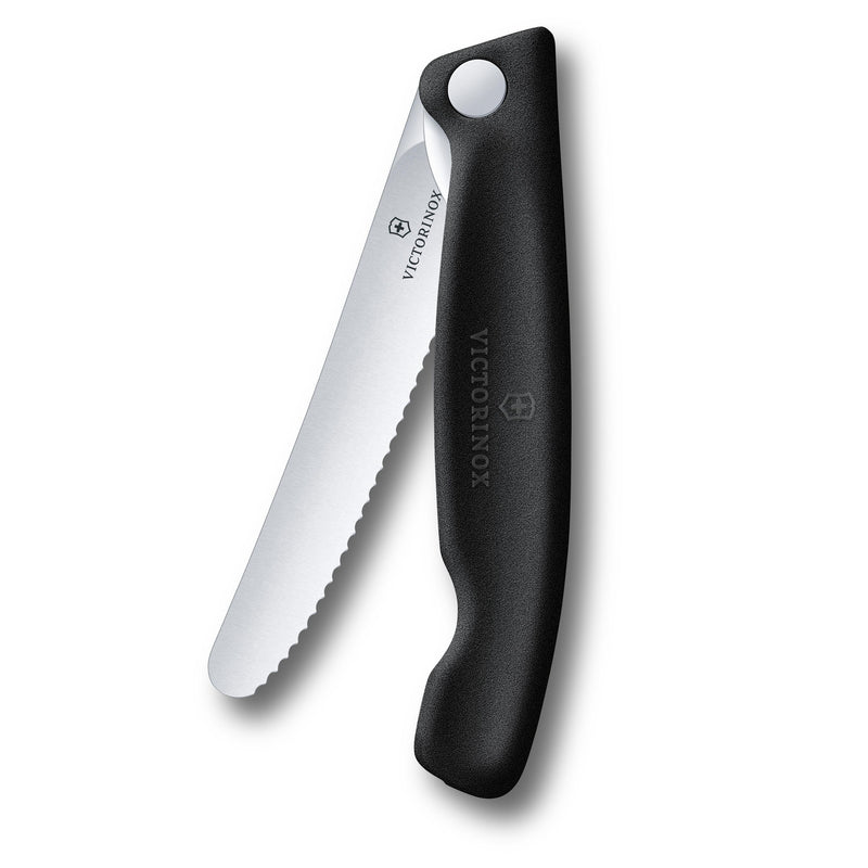 VICTORINOX Picknick Messer 11cm Wellen schwarz