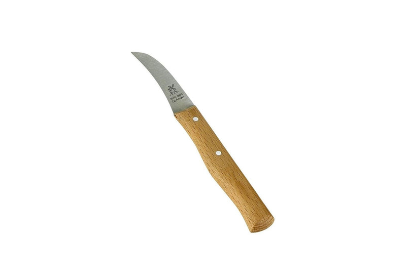 WINDMÜHLEN Schälmesser Buchenholzgriff nicht rostfrei 59mm