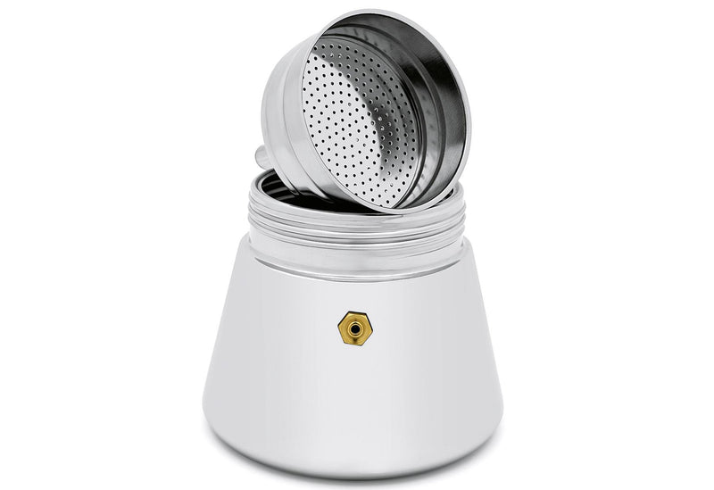LEOPOLD Espressokocher Otto 4 Tassen Glas