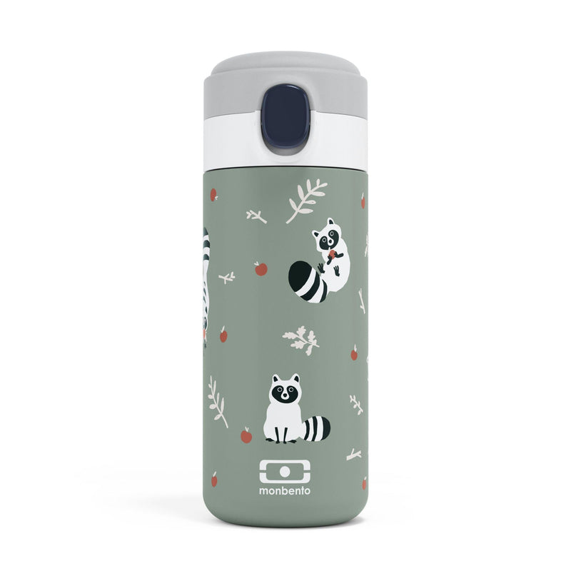 MONBENTO Isoflasche Pop Raccoon 360ml grün