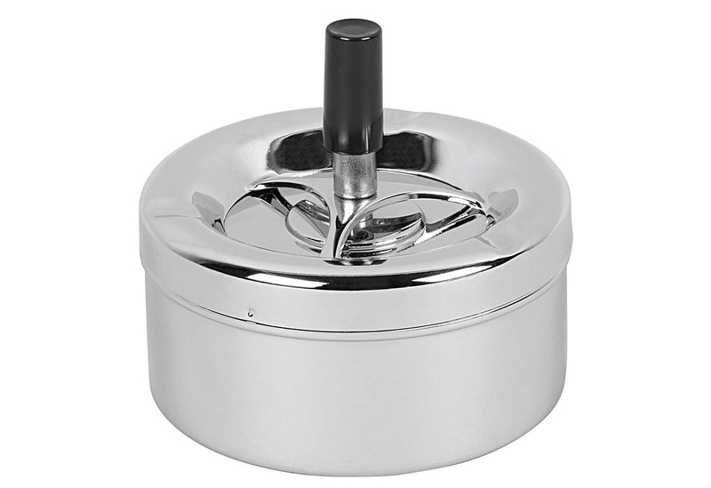Druckaschenbecher Ø11cm chrom
