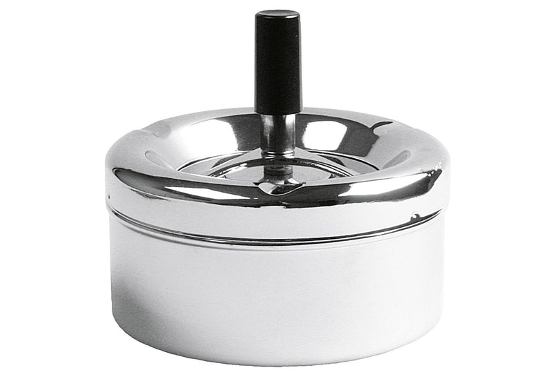 Druckaschenbecher Ø11cm chrom