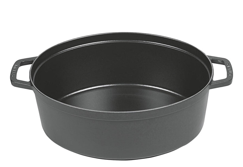 STAUB Cocotte Schmortopf oval new Classic Gusseisen 6,7 l 33cm schwarz