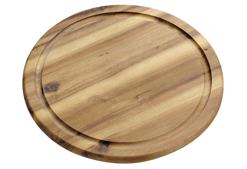 KESPER Vesperteller/Fleischteller mit Saftrille Akazie Ø25cm