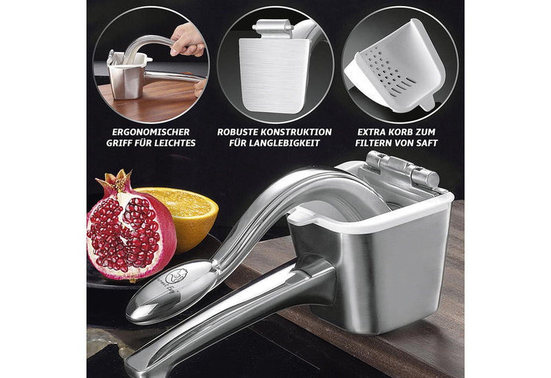 GOURMET EASY Zitruspresse Edelstahl