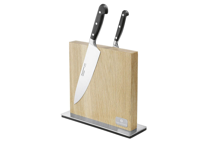 ZASSENHAUS Messerblock Magnet Eiche 28x9x25,5cm