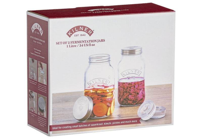 Fermentier-Set, 2 Gläser á 1 Liter