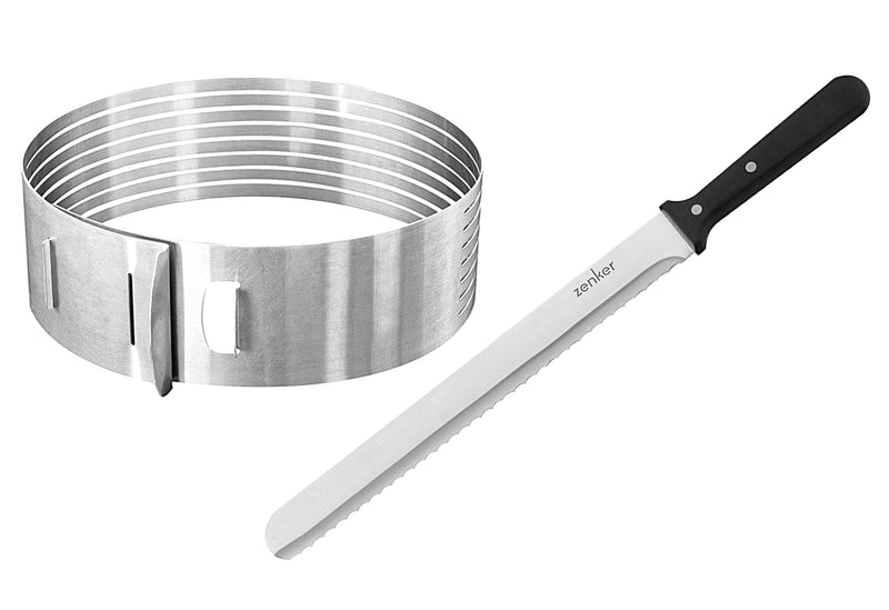 ZENKER Kuchenschneidhilfe Set 2teilig