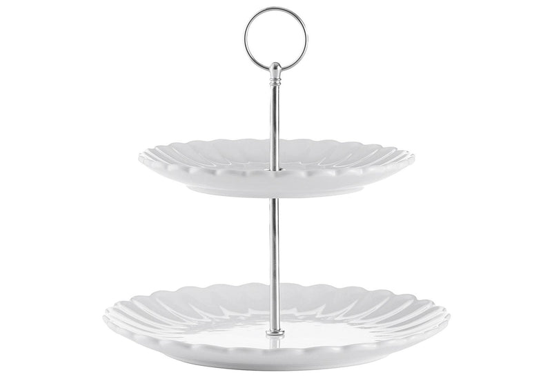 PRICE & KENSINGTON Etagere Luxe 2stufig weiß