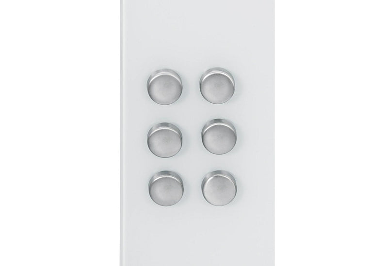 ZELLER PRESENT Magnet Edelstahl Ø2,7cm silber 6 Stück