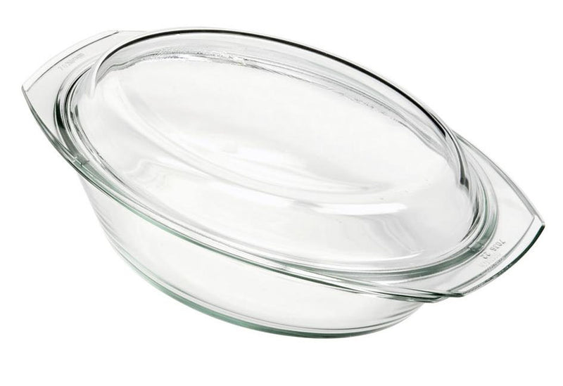 SIMAX Schüssel oval mit flachem Deckel 2,4 l 32x20cm
