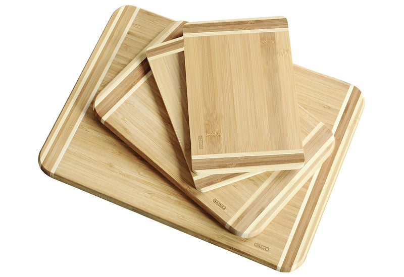 KESPER Schneidbrett Bambus 4er Set