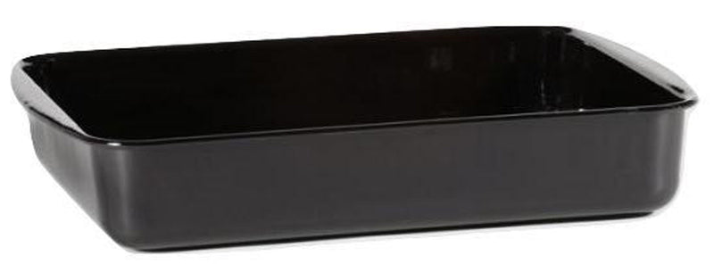 KARL KRÜGER Auflaufform Universal 45x31x7,5cm (innen 40x29x7cm) emailliert schwarz