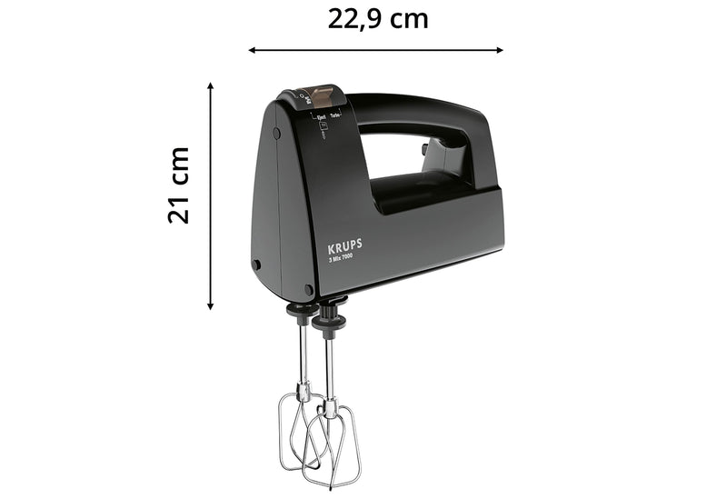 KRUPS Handmixer F6085811 60 Jahre Edition 3 Mix 7000