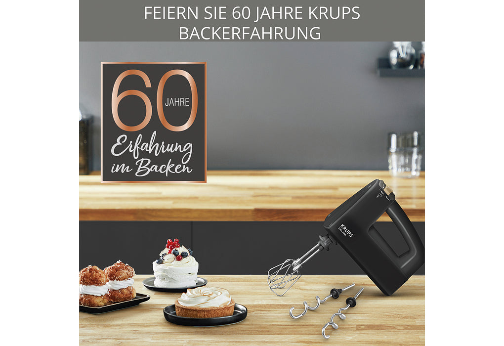 KRUPS Handmixer F6085811 60 Jahre Edition 3 Mix 7000