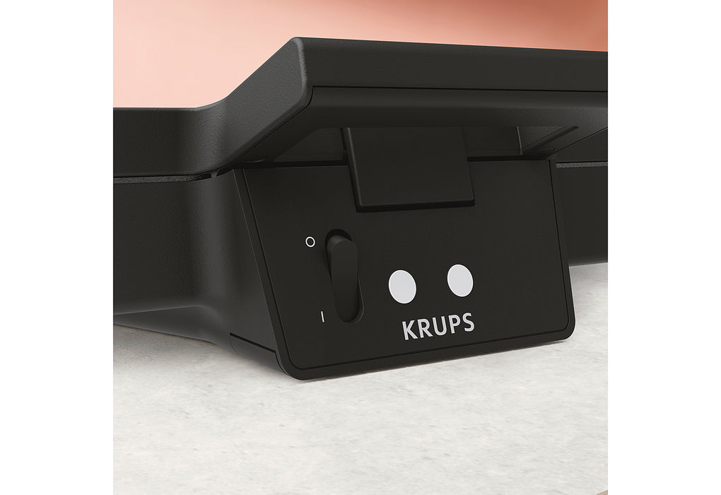 KRUPS Waffeleisen FDK252 2 Waffeln 930W schwarz