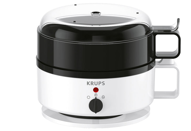 KRUPS Eierkocher EG2301 Ovomat Super 7 Eier weiß/schwarz