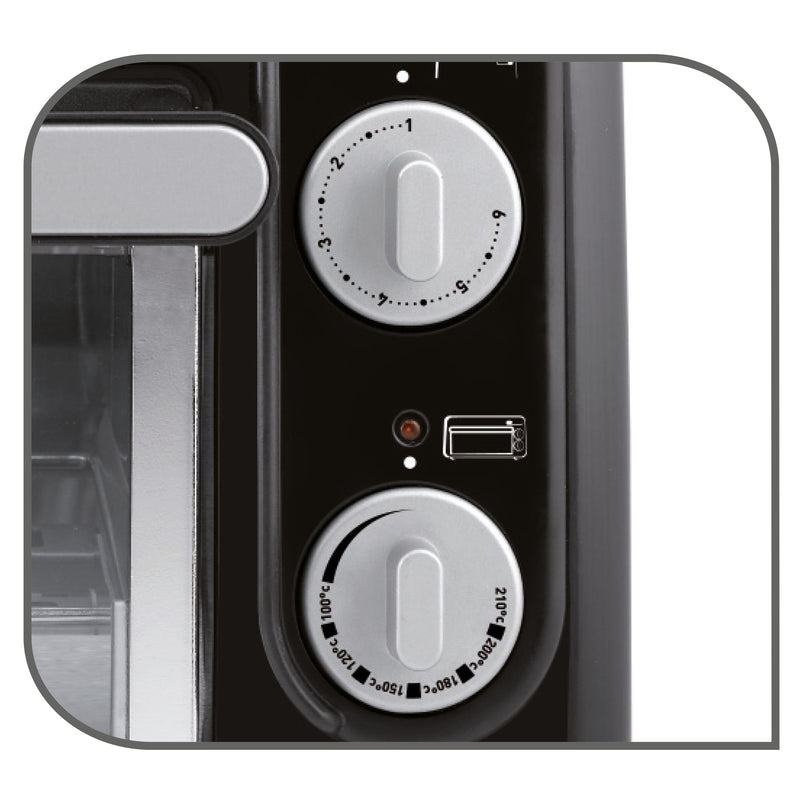 TEFAL TL6008 2in1 Toaster und Miniofen  1300W schwarz/Alu matt
