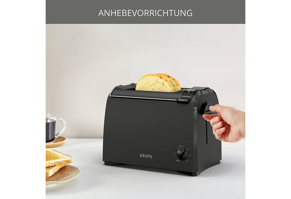 KRUPS Toaster KH 1518 700 W schwarz