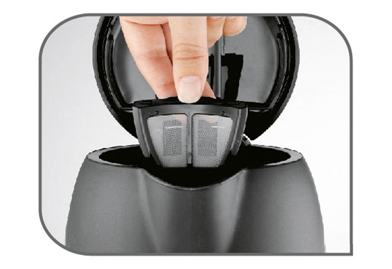 TEFAL Wasserkocher KO 3308 1,7 l 2400 Watt schwarz/Edelstahl