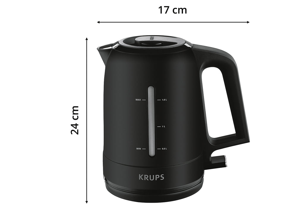 KRUPS Wasserkocher BW 2448  2200 W schwarz