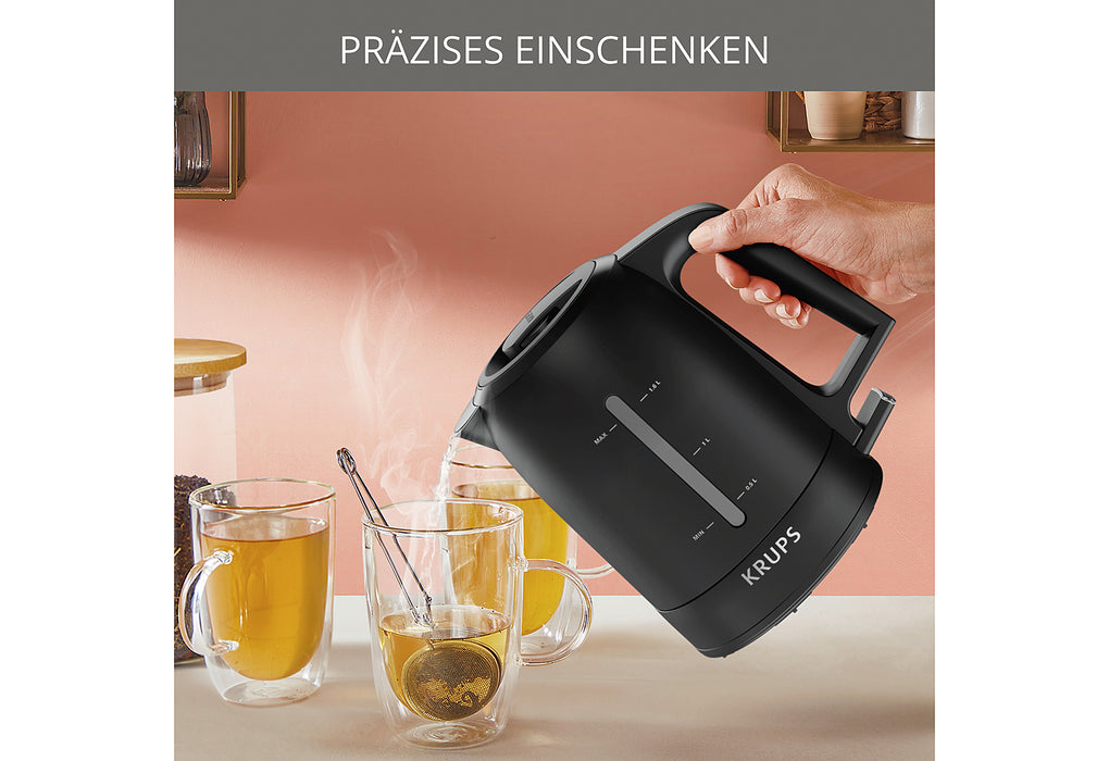 KRUPS Wasserkocher BW 2448  2200 W schwarz