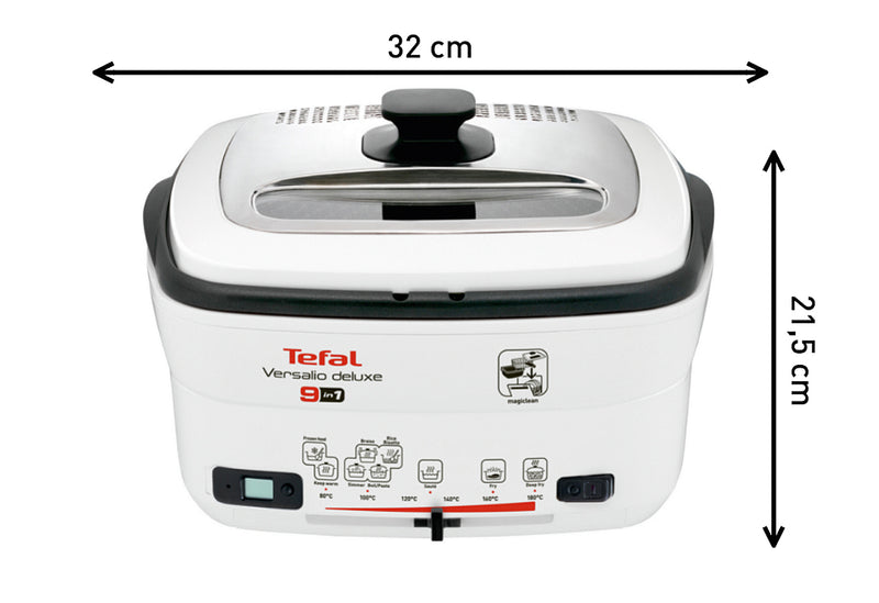 TEFAL Fritteuse FR 4950 1600 Watt weiß/schwarz