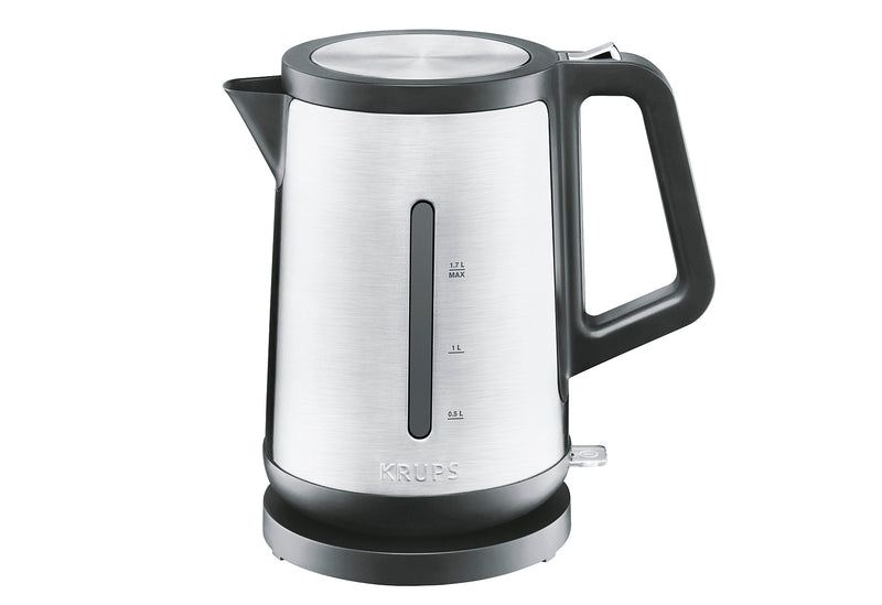 KRUPS Wasserkocher BW 442 1,7 l 2400 W Edelstahl/schwarz