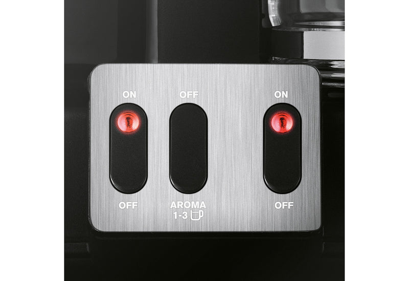 KRUPS Kaffeeautomat KM8508 DUOTHEK 2x 10 Tassen schwarz