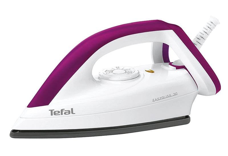 TEFAL Trockenbügeleisen FS 4030 emaillierte Bügelsohle 1200 Watt weiß/violett