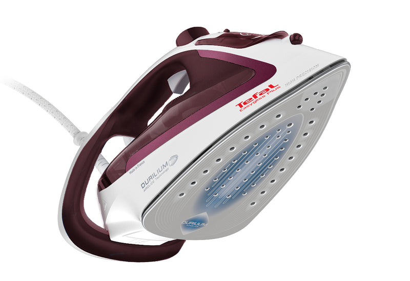 TEFAL Dampfbügeleisen FV5714 EasyGlis 2400W bordeaux/weiß