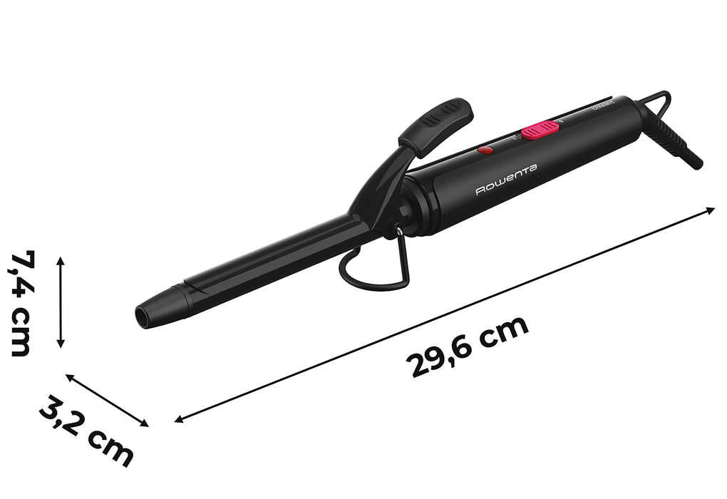 ROWENTA Lockenstab CF2119 16mm schwarz/pink