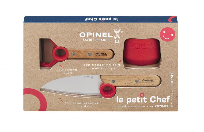 OPINEL Kinder Kochmesser-Set Le petit Chef 3teilig