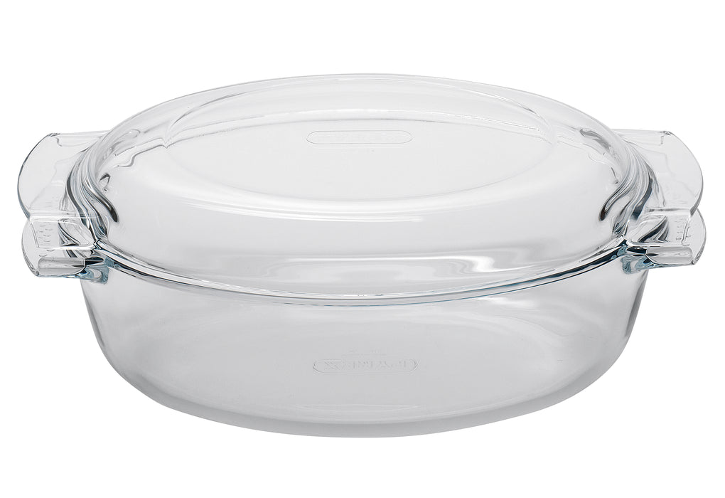 PYREX Bräter Classic oval Glas 5,9 l (4,5 + 1,4l)