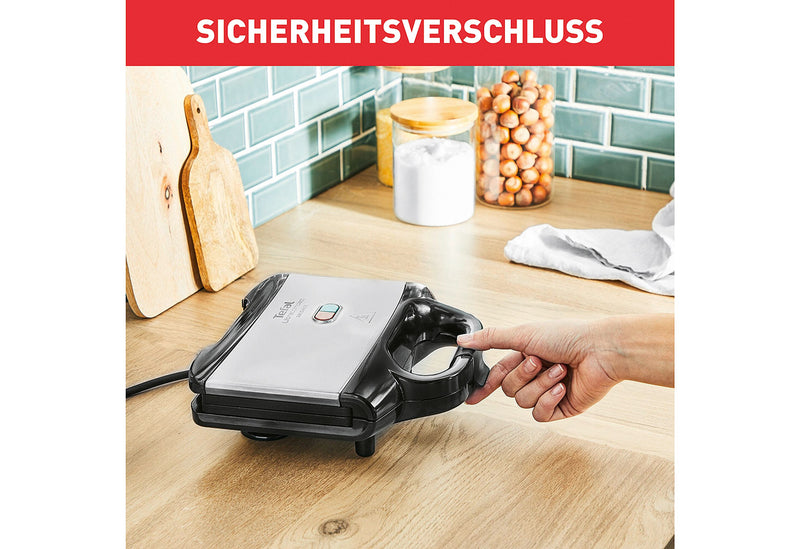 TEFAL Sandwichmaker SM 1552 2 antihaftbeschichtete Toastplatten 700 Watt