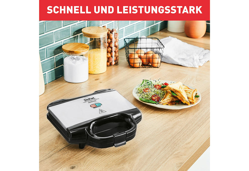 TEFAL Sandwichmaker SM 1552 2 antihaftbeschichtete Toastplatten 700 Watt
