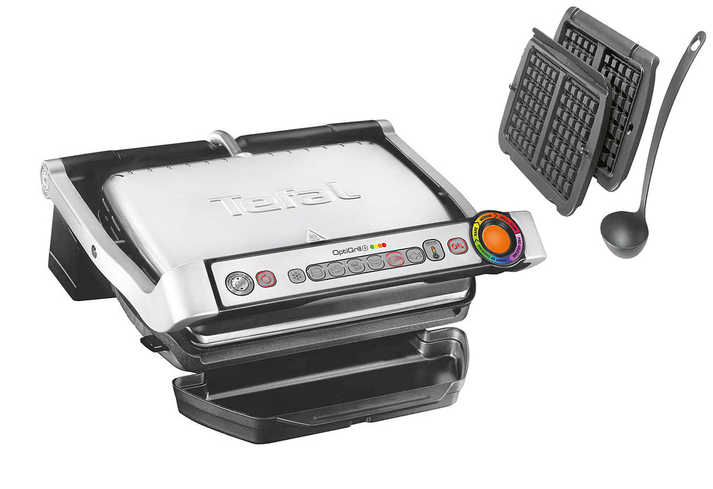 TEFAL GC716D12 Optigrill inklusive Waffelplatten und Kelle