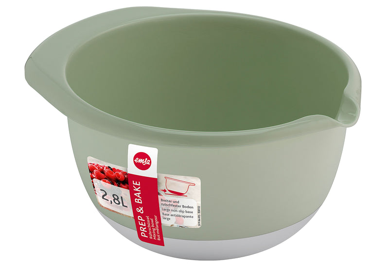 EMSA Kunststoff-Rührschüssel Prep & Bake 2,8l grün