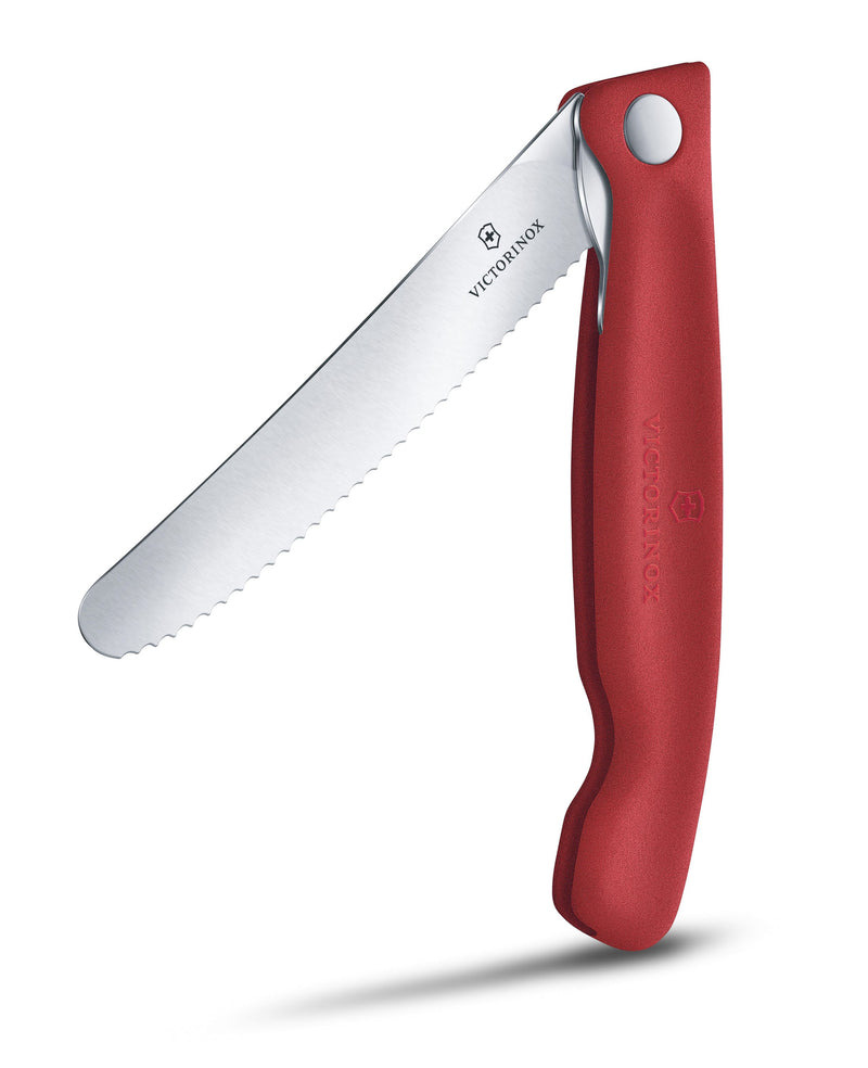 VICTORINOX Picknick Messer 11cm Wellen rot