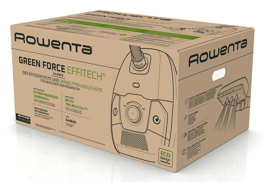 ROWENTA Bodenstaubsauger Green Force Effitech Total Clean RO6189