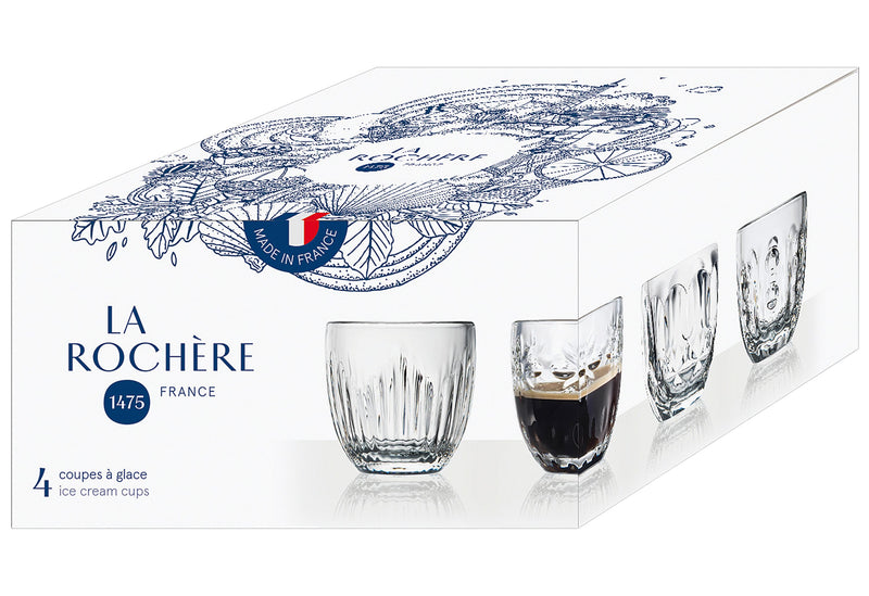 LA ROCHERE Espressotasse Troquet 100ml sotiert 4 Stück