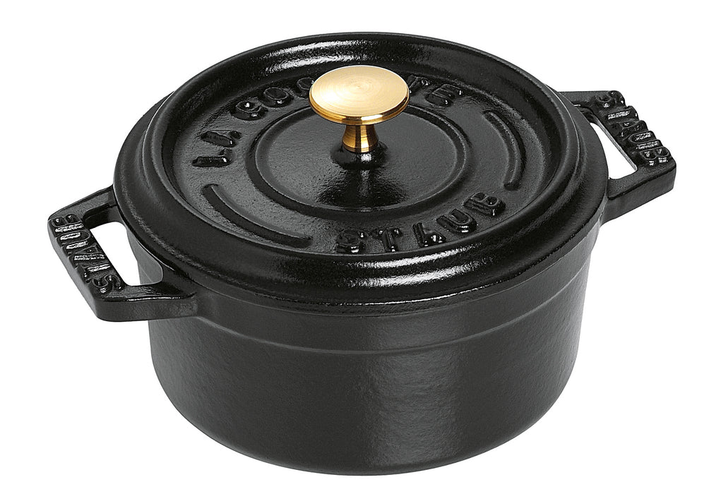 STAUB Cocotte Bräter Mini new Classic Gusseisen 0,25 l Ø10cm schwarz