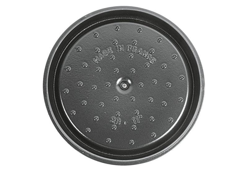 STAUB Cocotte Bräter new Classic Gusseisen 6,7 l Ø28cm schwarz