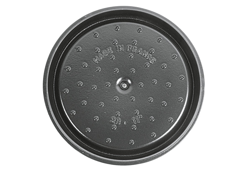 STAUB Cocotte Bräter new Classic Gusseisen 6,7 l Ø28cm schwarz