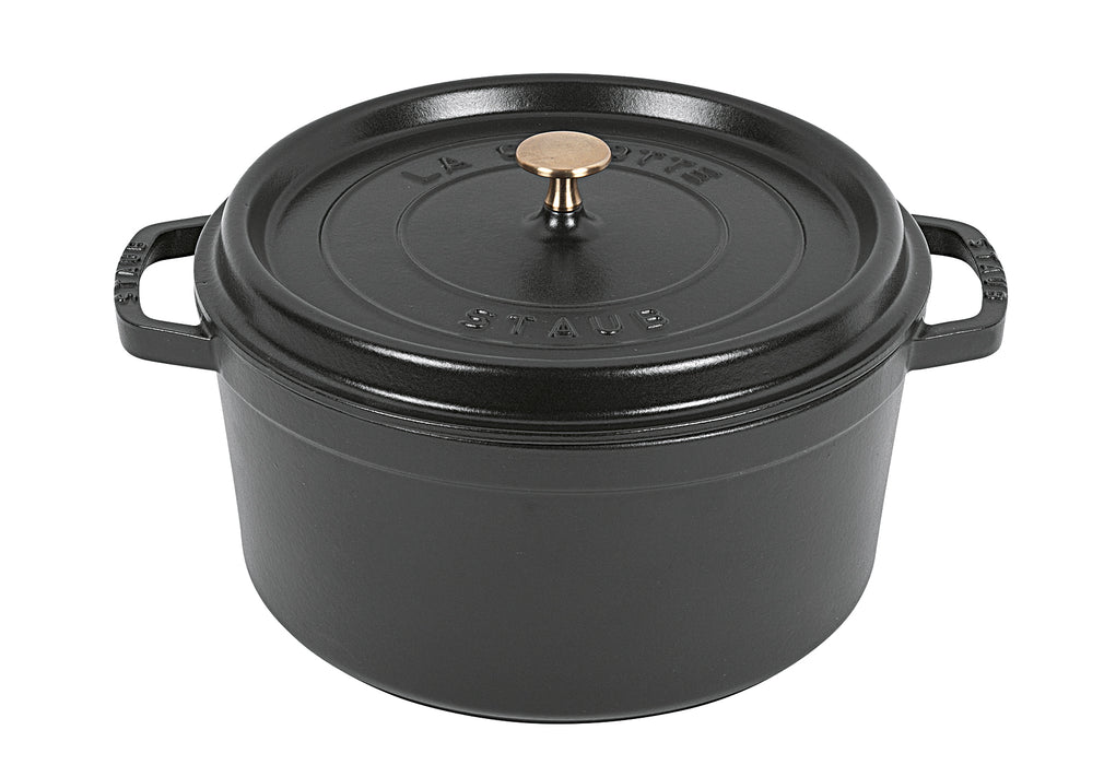 STAUB Cocotte Bräter new Classic Gusseisen 6,7 l Ø28cm schwarz