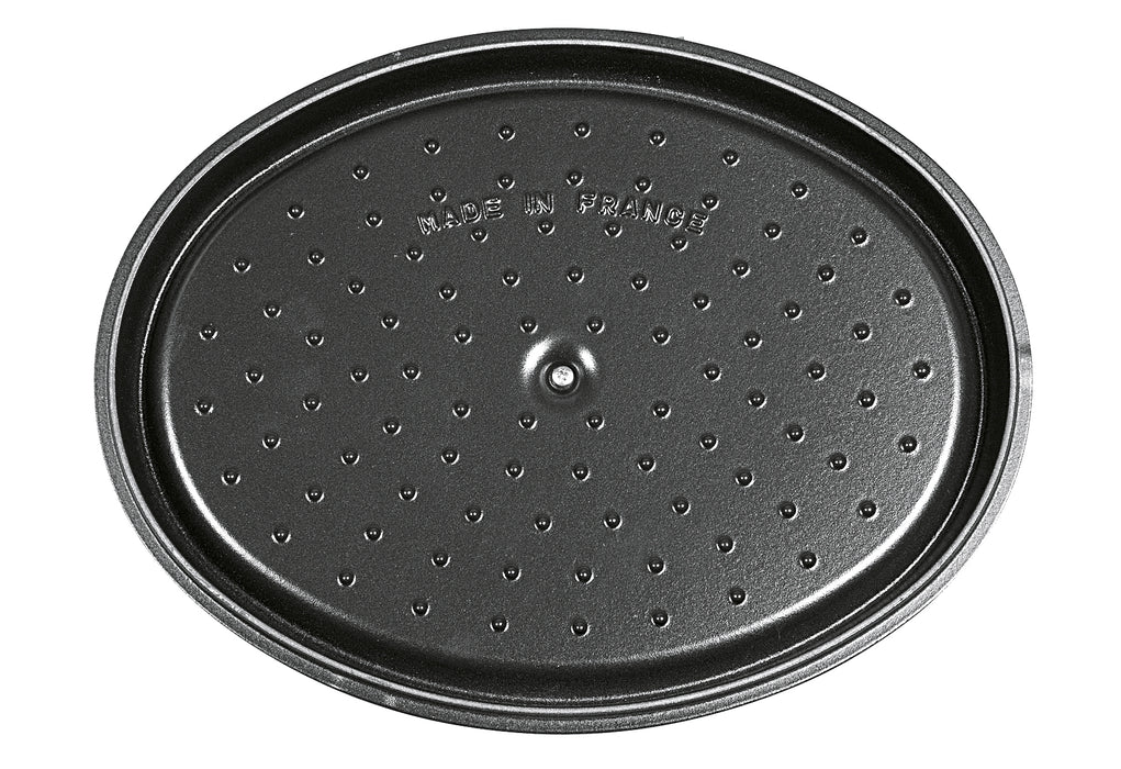 STAUB Cocotte Schmortopf oval new Classic Gusseisen 6,7 l 33cm schwarz