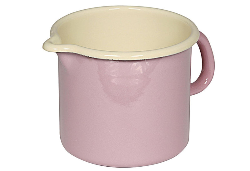 RIESS Milchtopf 1 l Ø12cm rosa/bunt