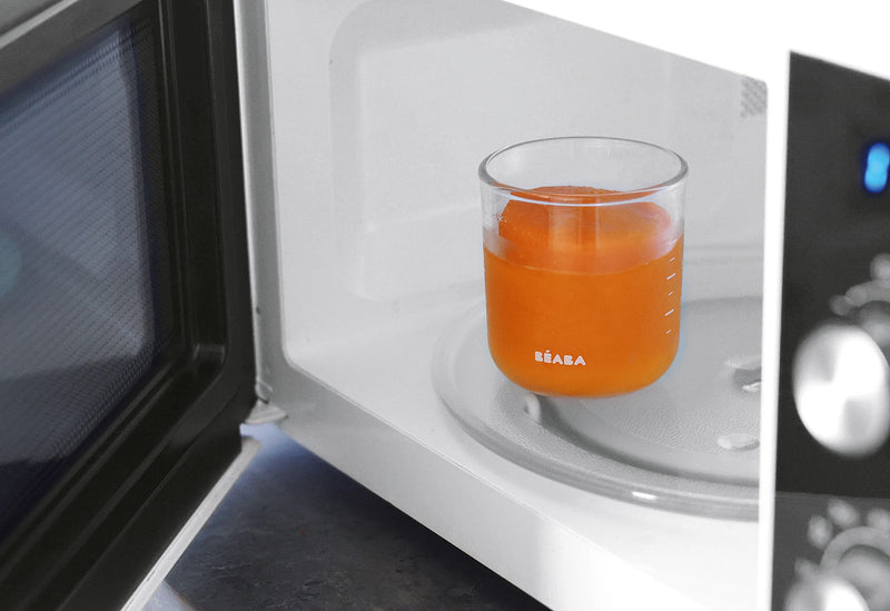 BEABA Portionsbehälter aus Glas 250ml sunrise color mix 6er Set