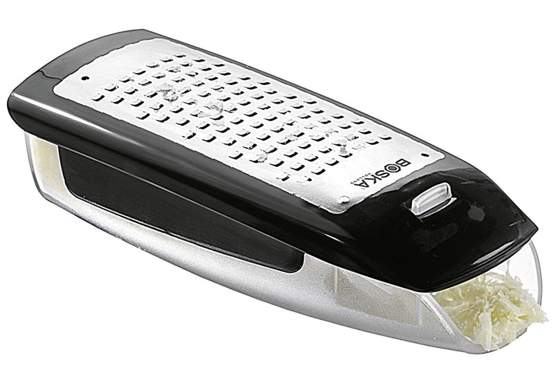 BOSKA Käsereibe Easy Grater Edelstahl/Kunststoff schwarz/inox