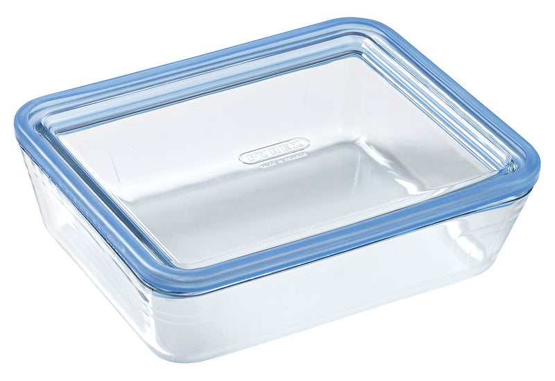 PYREX Zero Plastic Frischhaltedose mit Deckel 1,5l 22x17x6cm
